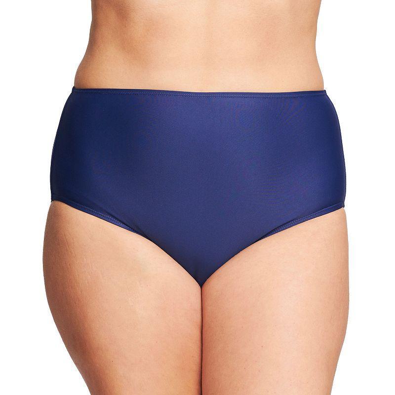 Plus Size Mazu Mid-Waist Swim Briefs, Womens Product Image