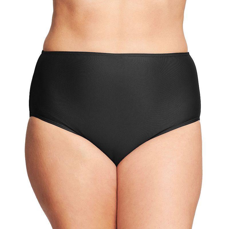 Plus Size Mazu Mid-Waist Swim Briefs, Womens Product Image