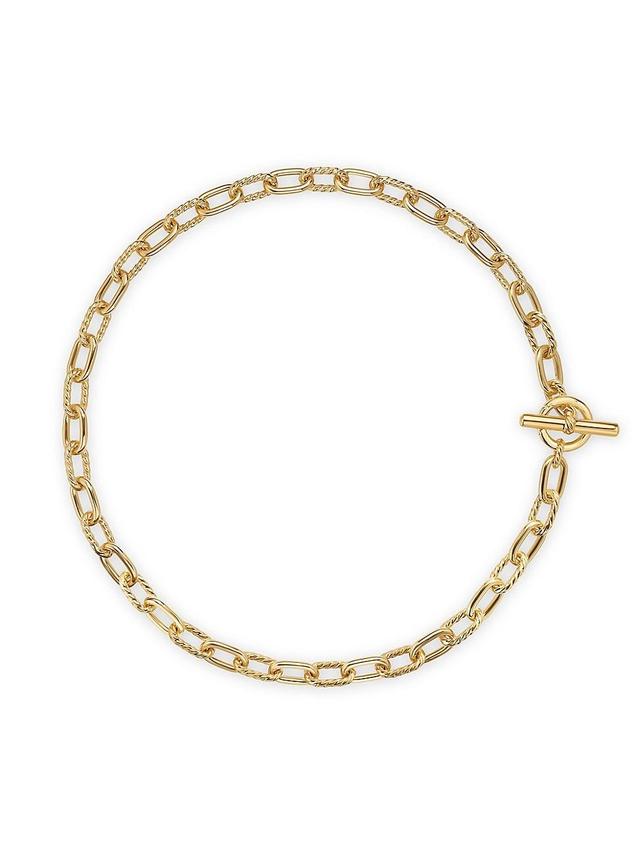 Womens DY Madison Toggle Chain Necklace in 18K Yellow Gold, 8.5MM Product Image