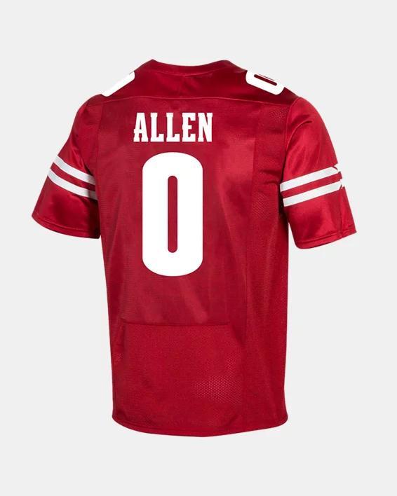 Men's UA ArmourFuse Wisconsin Football NIL Replica Jersey Product Image