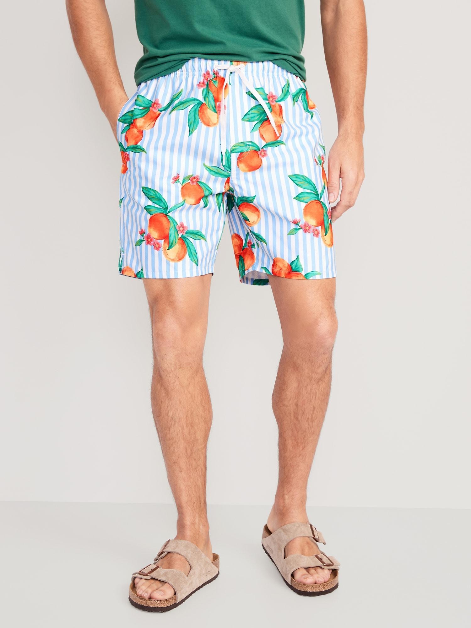 Printed Swim Trunks -- 5-inch inseam Product Image