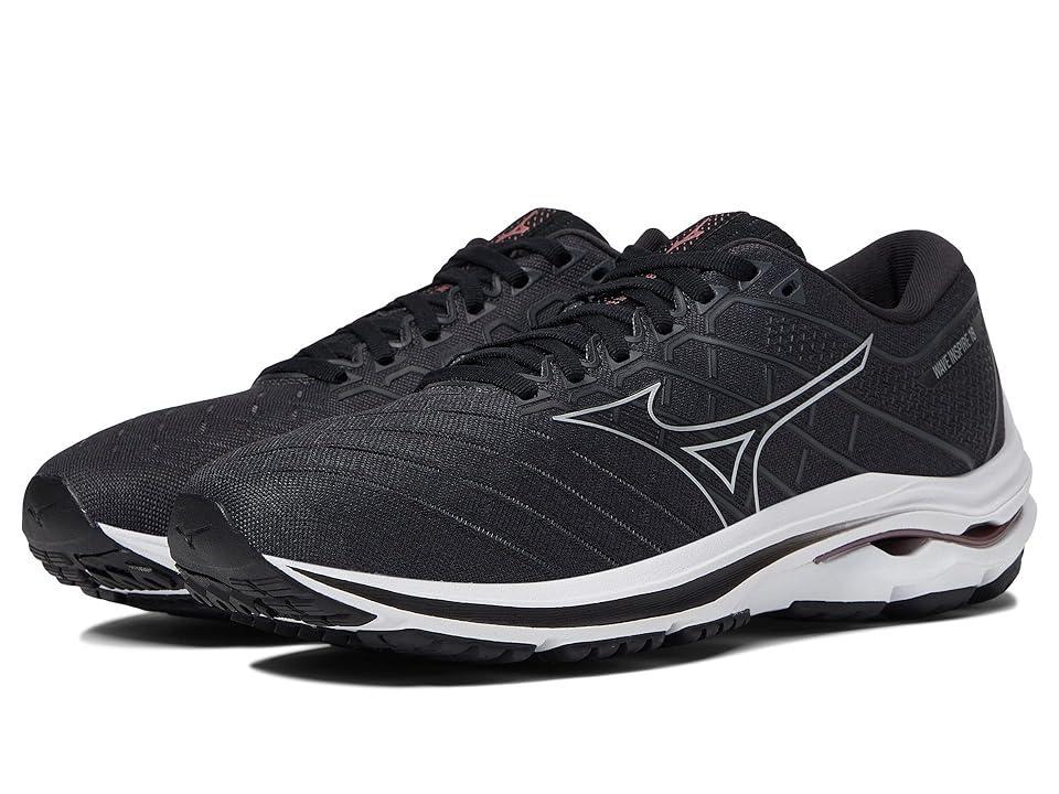 Mizuno Wave Inspire 18 Silver) Women's Shoes Product Image