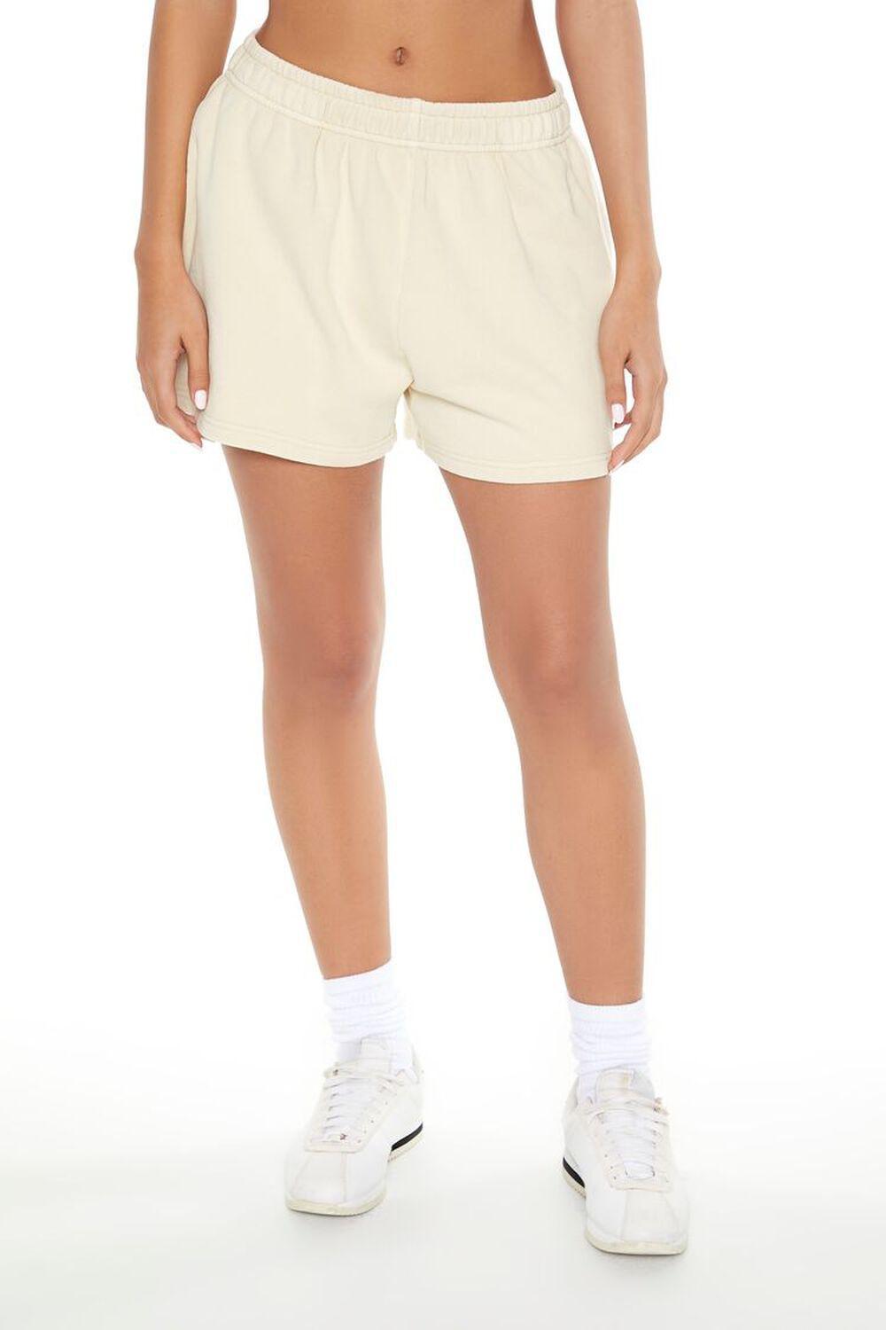 French Terry Mid-Rise Shorts | Forever 21 Product Image