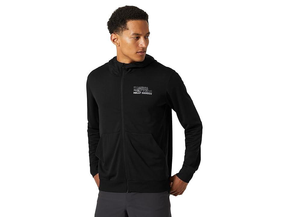 Helly Hansen Hh Lifa Tech Lite Zip Hoodie (Black) Men's Clothing Product Image