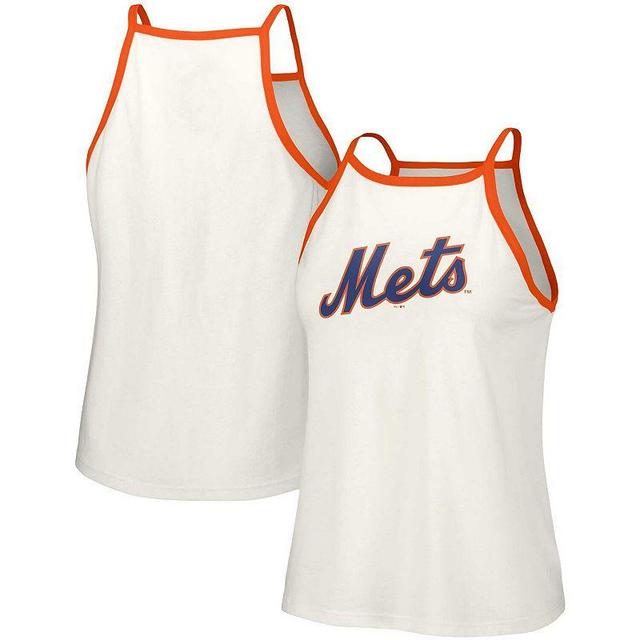 Womens Lusso Style New York Mets Nadine Halter Tank Top Product Image