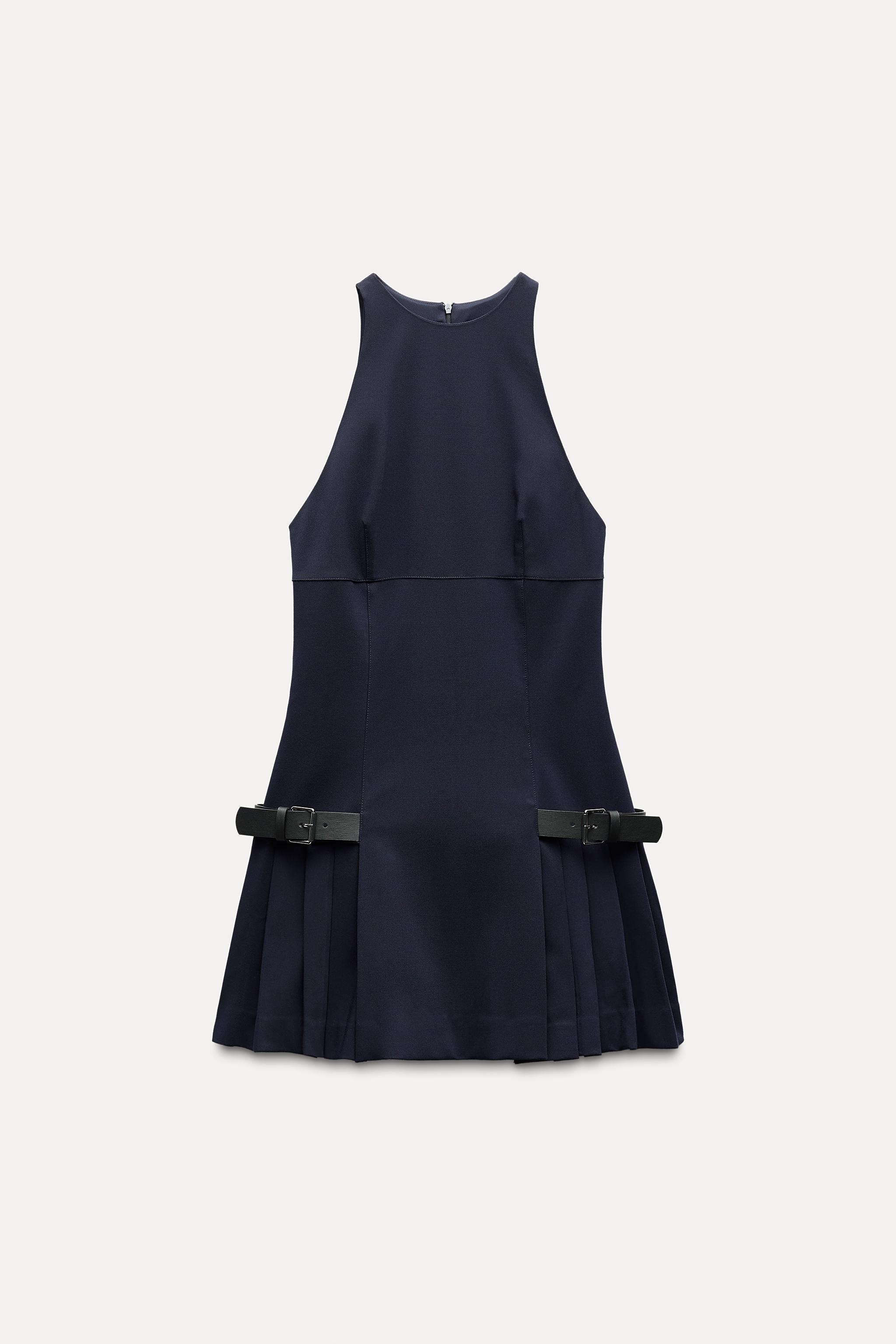 MINI DRESS WITH SIDE STRAPS Product Image