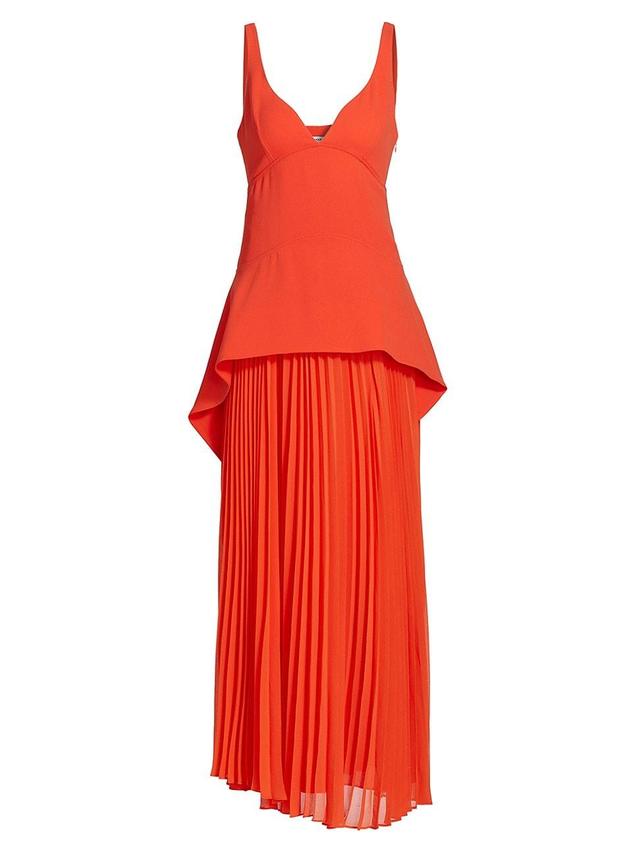 Womens Sequoia Sleeveless V-Neck Midi-Dress Product Image