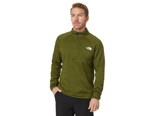 The North Face Canyonlands 1/2 Zip (Forest Heather) Men's Coat Product Image