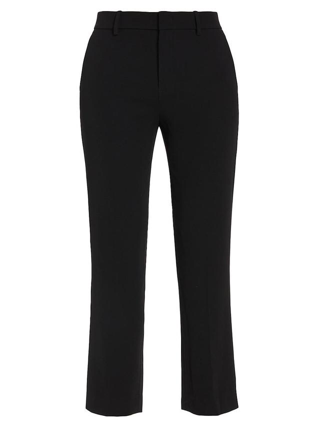 Crepe Tailored Straight-Leg Pants Product Image