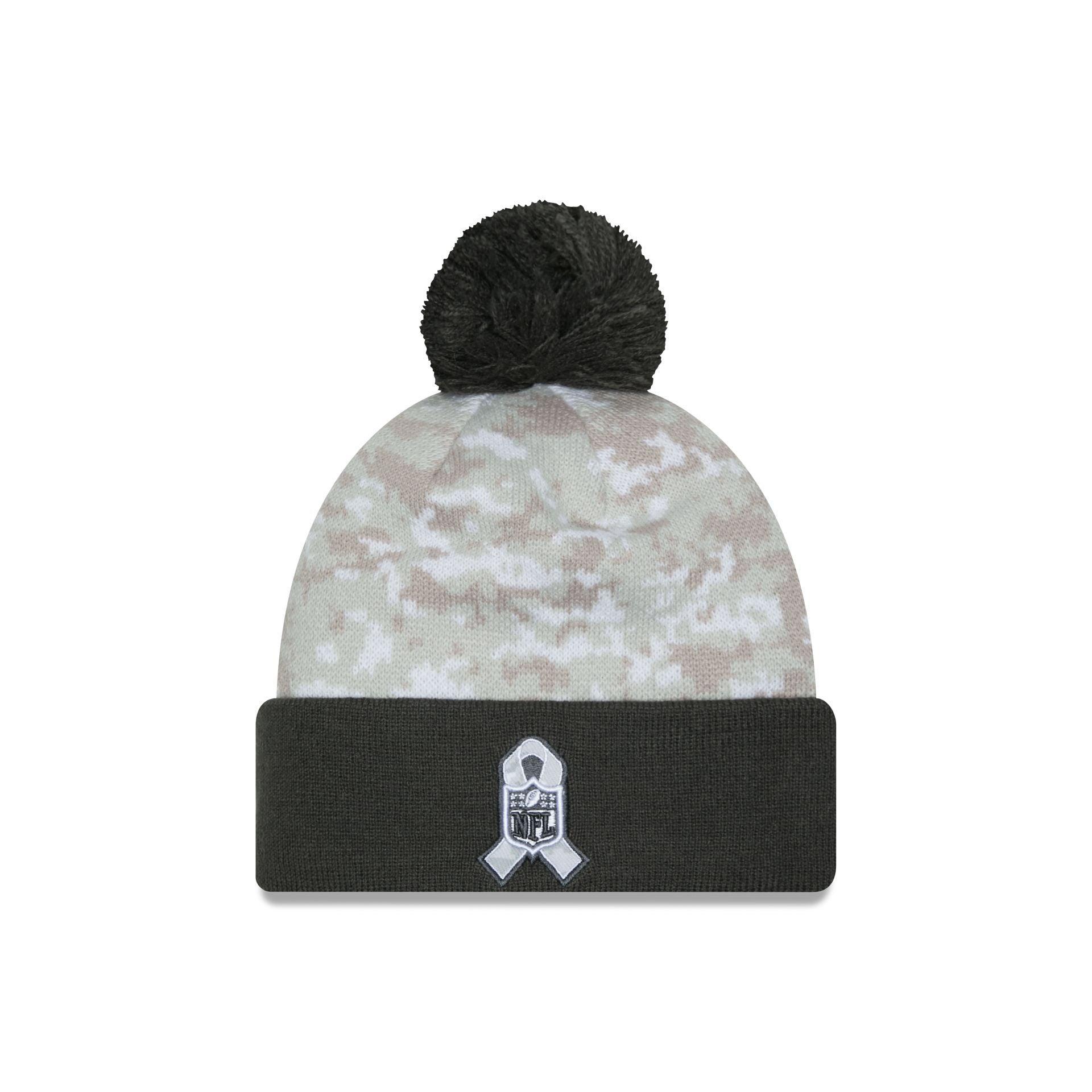 Philadelphia Eagles 2024 Salute to Service Pom Knit Hat Male Product Image