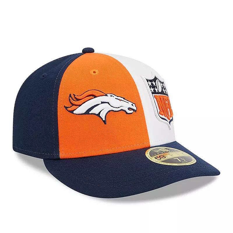 Mens New Era /Navy Denver Broncos 2023 Sideline Low Profile 59FIFTY Fitted Hat Product Image