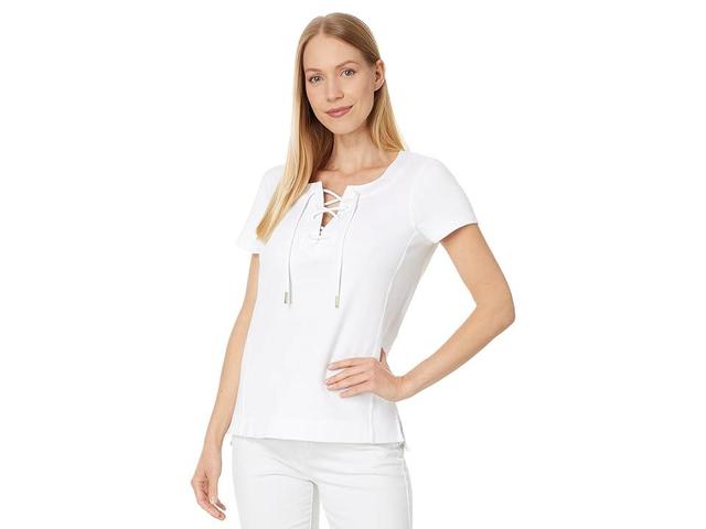 Tommy Bahama Sunray Cove Lace Up Top Women's Clothing Product Image