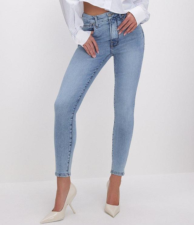 Good American High Rise Skinny Ankle Length Jean Product Image