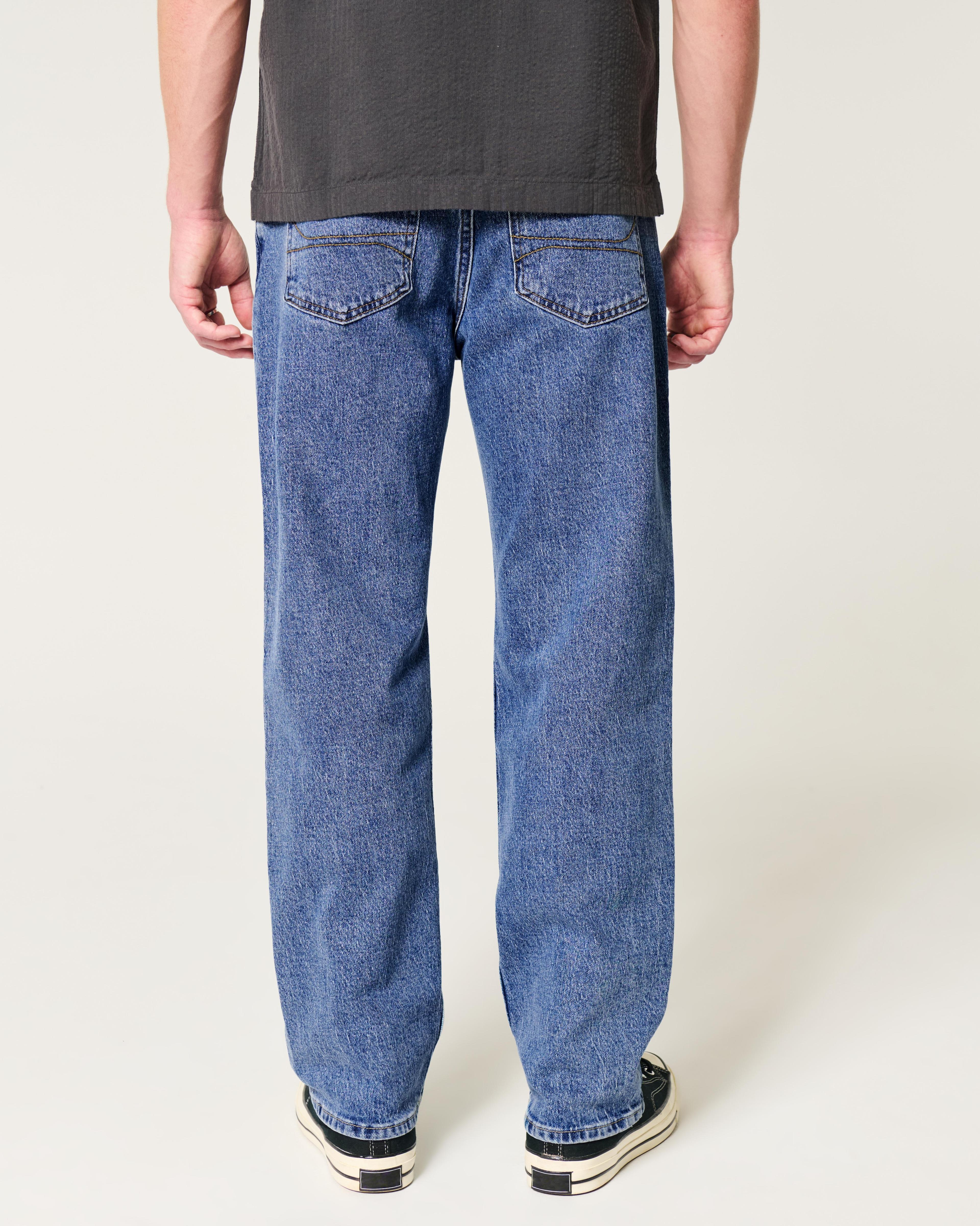 Medium Wash Loose Jeans Product Image