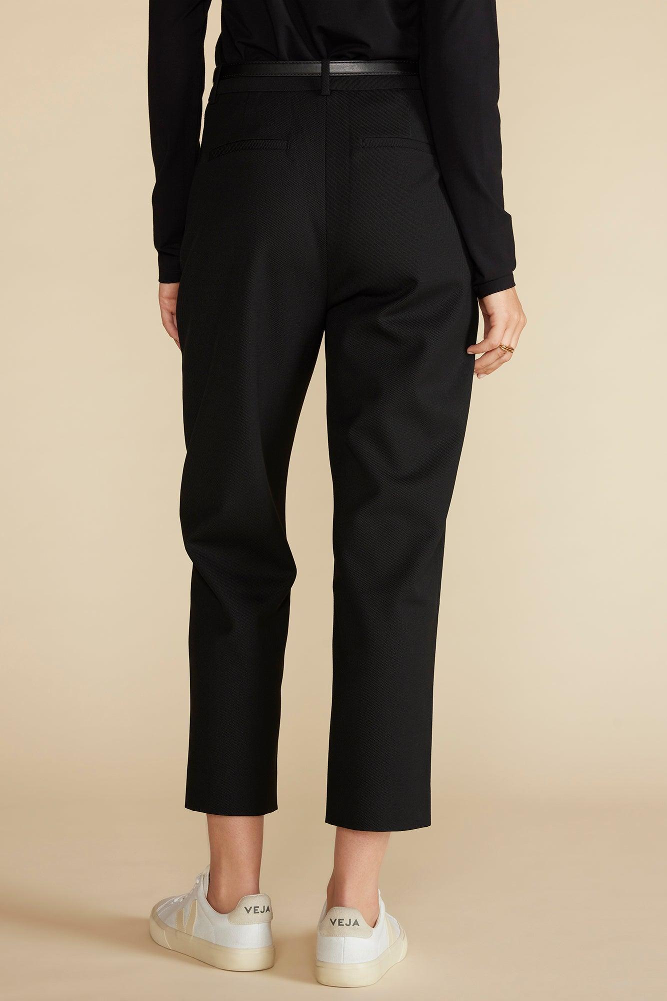 Taper Tailored Ankle Trouser - Black Product Image