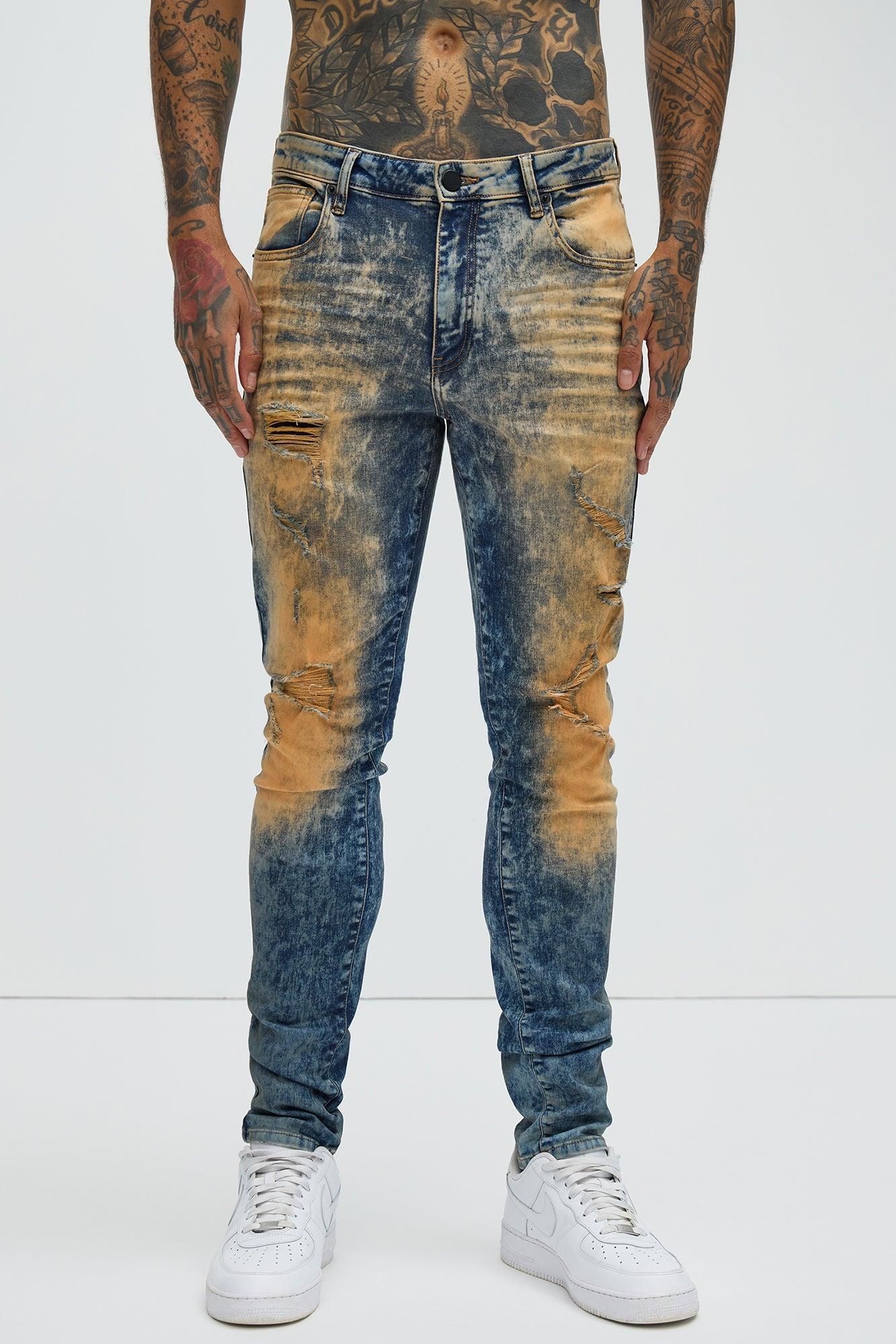 Islington Vintage Skinny Jeans - Vintage Blue Wash Product Image