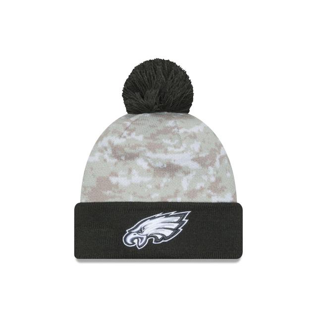 Philadelphia Eagles 2024 Salute to Service Pom Knit Hat Male Product Image