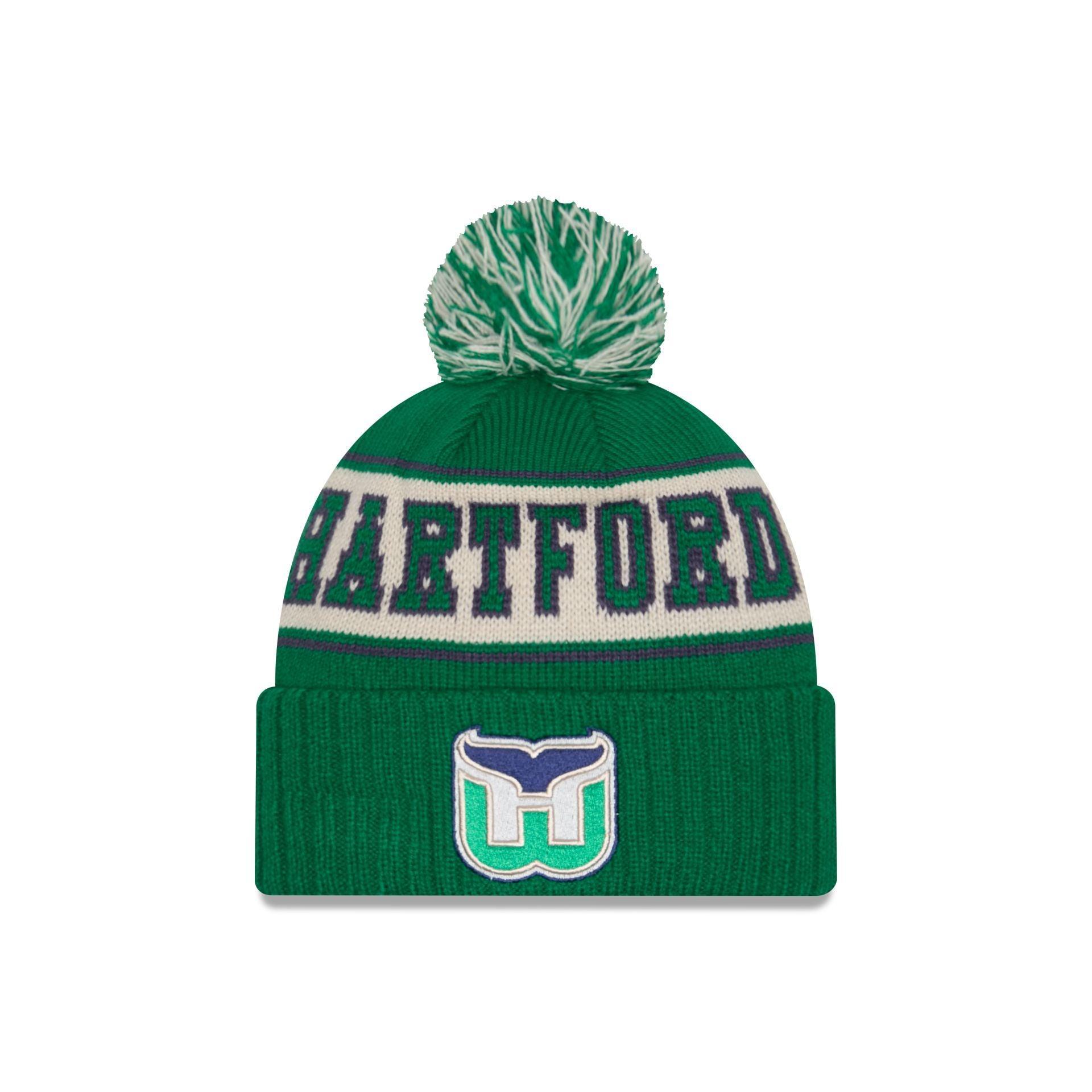 Hartford Whalers Retro Pom Knit Hat Male Product Image