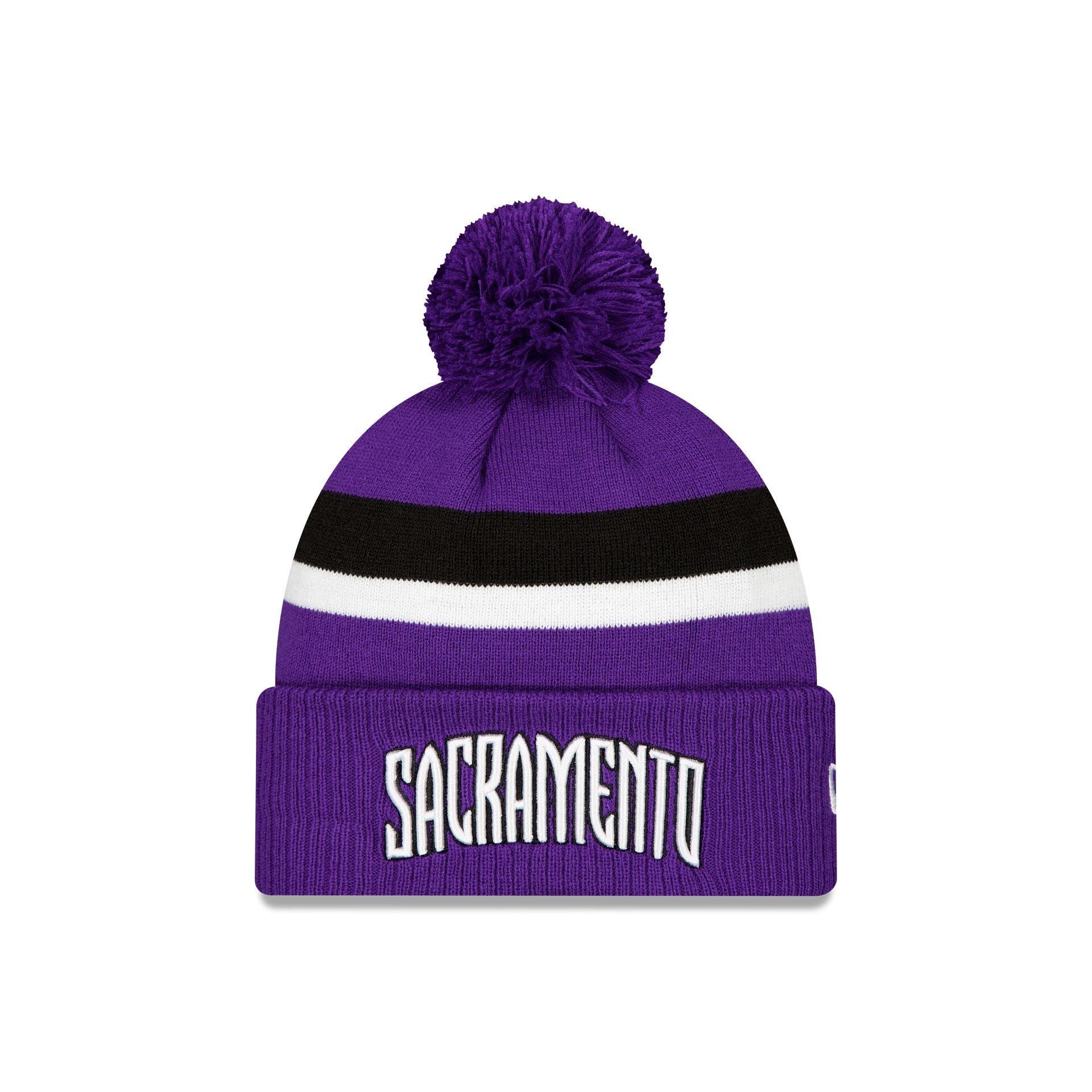 Sacramento Kings Classic Edition Pom Knit Hat Male Product Image