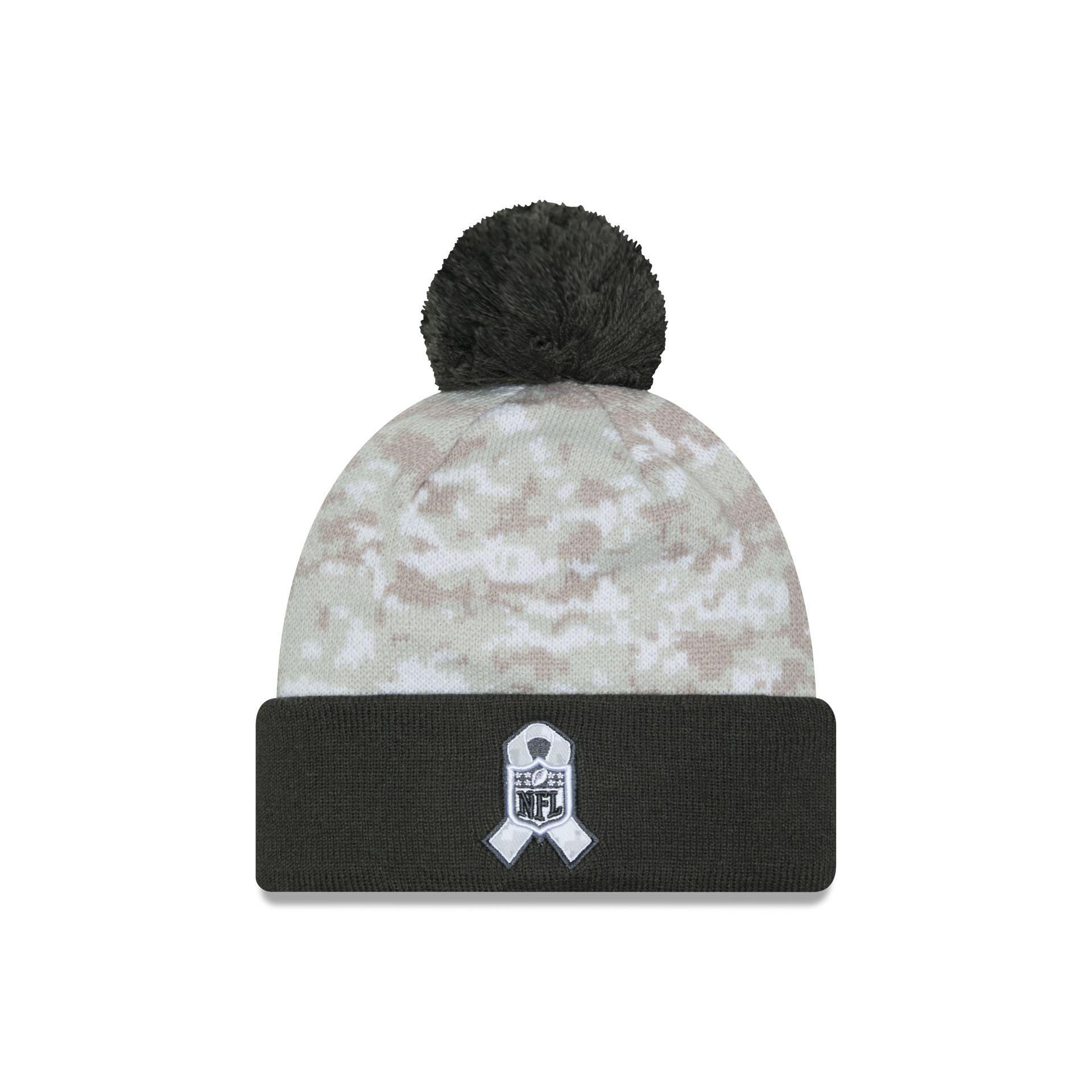 Denver Broncos 2024 Salute to Service Pom Knit Hat Male Product Image