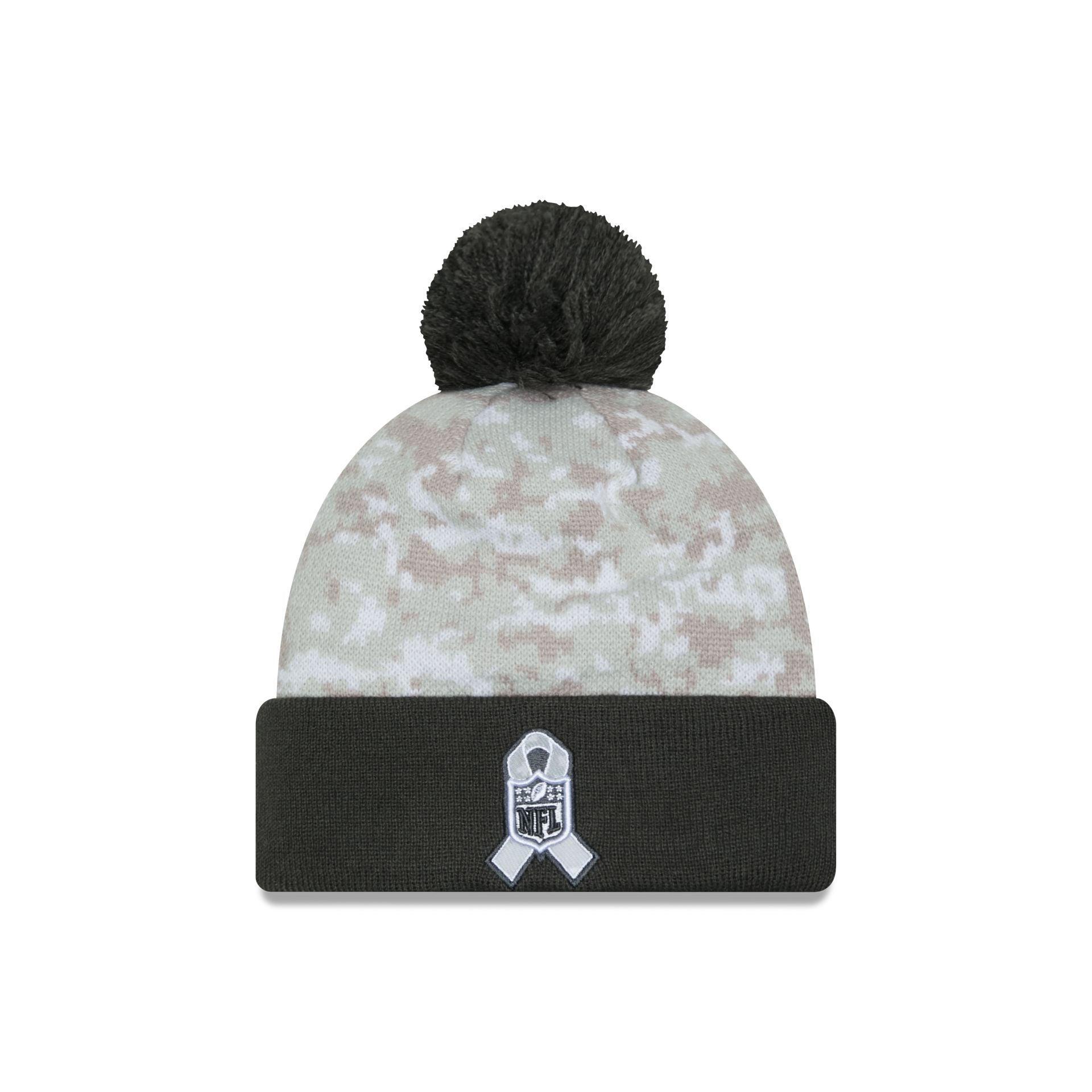 Cincinnati Bengals 2024 Salute to Service Pom Knit Hat Male Product Image