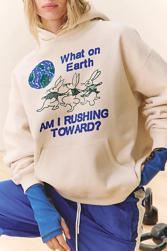 Okay To Rest Bunny Hoodie Product Image