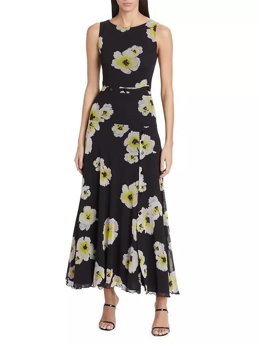 Wndrlust Mariyana Floral Cut-Out Midi-Dress Product Image