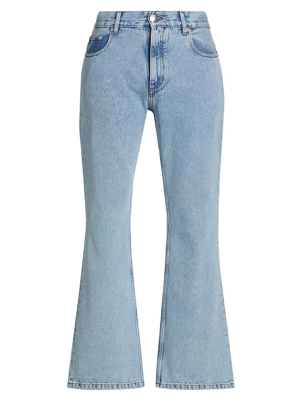 Mens Flared Five-Pocket Jeans Product Image