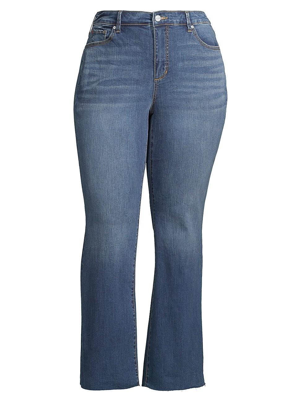 Womens High-Rise Boot-Cut Jeans Product Image