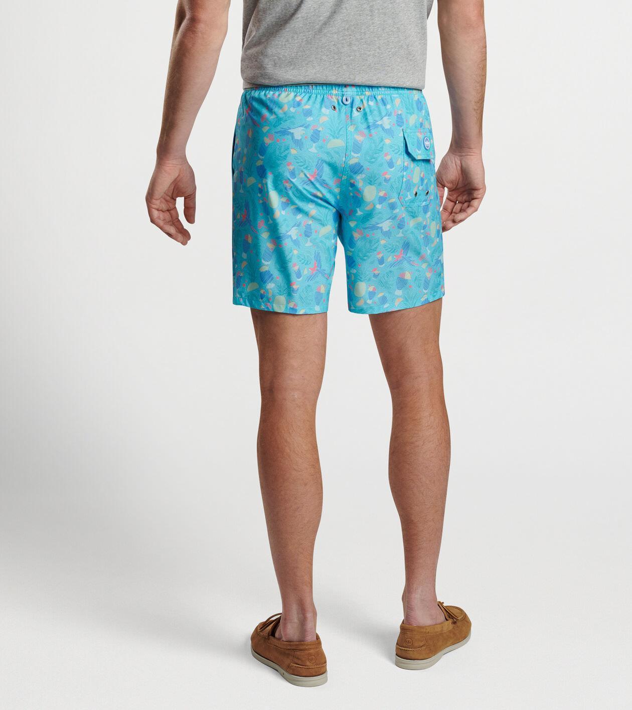 Blue Hawaii Swim Trunk Product Image