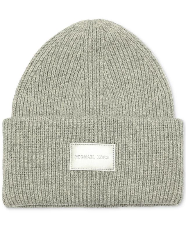 Michael Michael Kors Womens Fine Rib Cuff Beanie Product Image