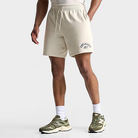 New Balance Mens Arch Stack Logo Fleece Shorts Product Image