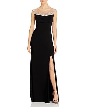 Adrianna Papell Illusion Mermaid Gown - 0 - 0 - Female Product Image