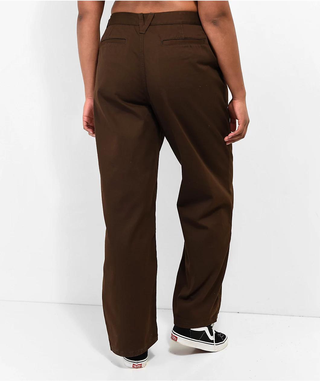 Vans x Karina Rozunko Brown Skate Pants Product Image