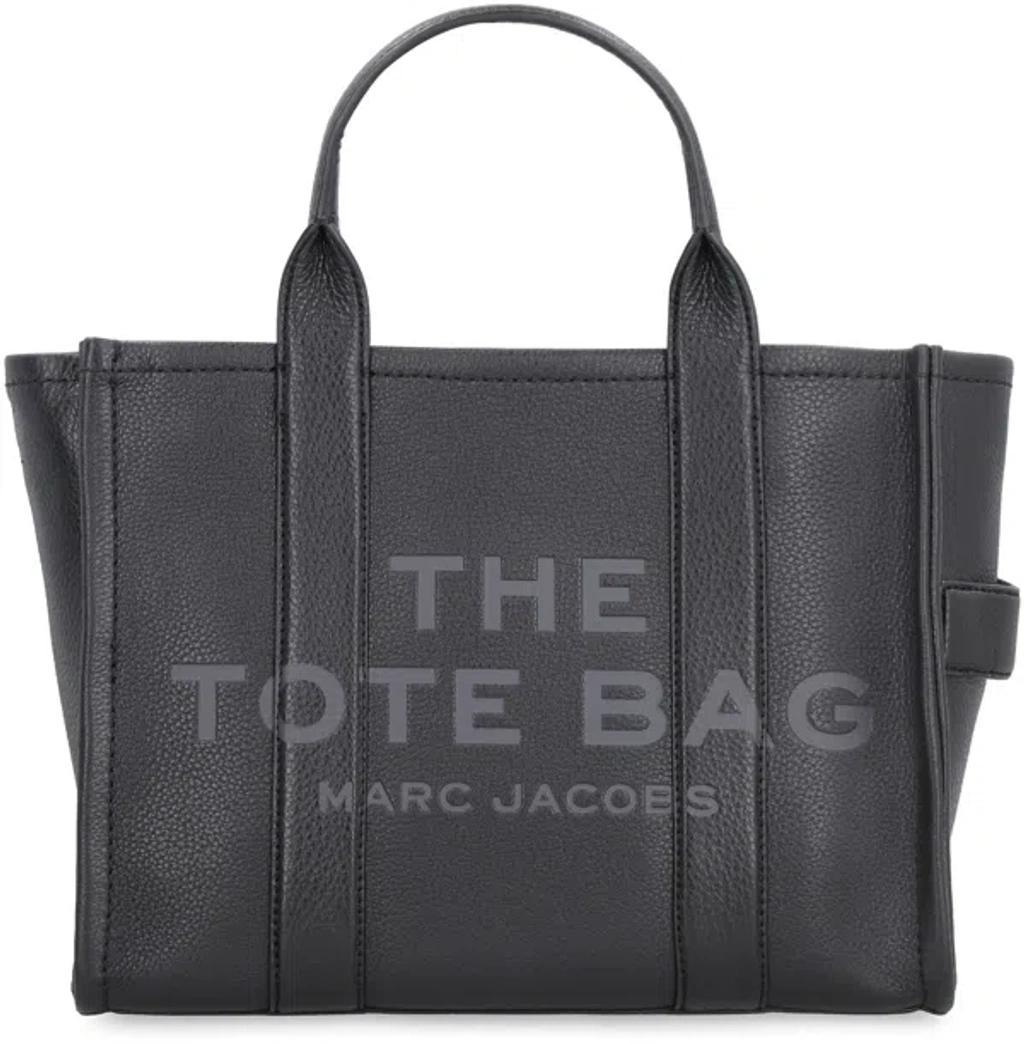 MARC JACOBS Women's The Leather Medium Tote Bag In 001 Product Image