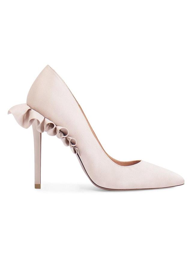 Womens 105MM Ruched Satin Pumps Product Image