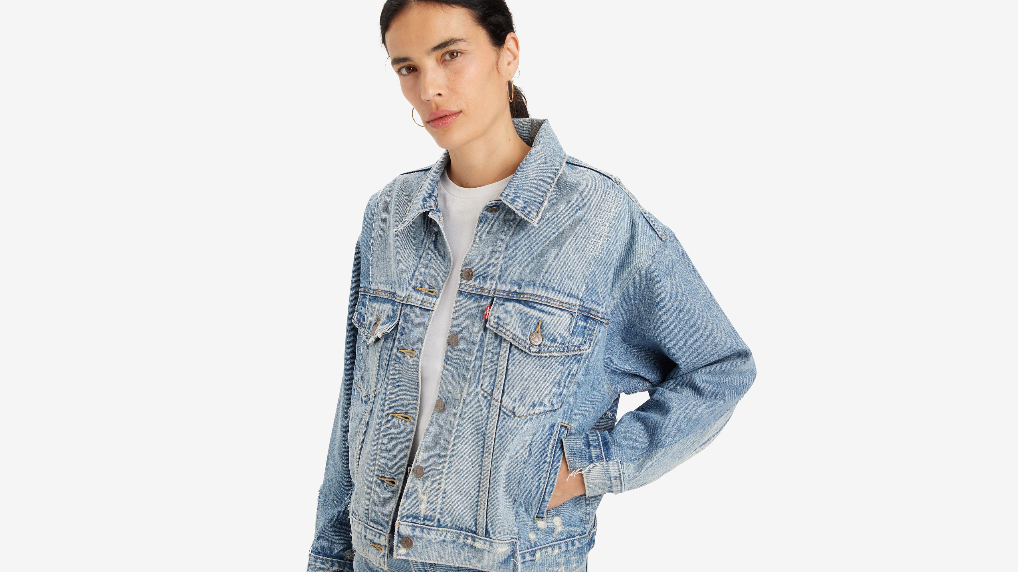 Levis 90s Repaired Trucker Jacket - Womens Product Image