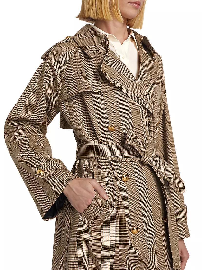 Toussaint Cotton Double-Breasted Trench Coat Product Image