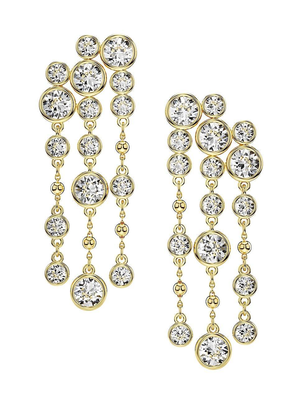 Womens Imber Goldtone & Bezel-Set Crystal Chandelier Earrings Product Image