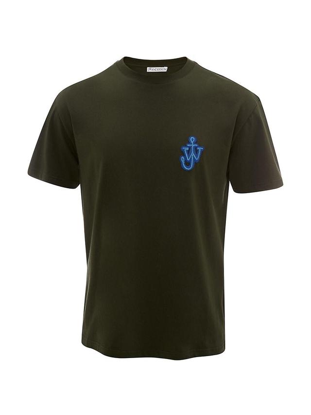 Mens Anchor Patch Cotton T-Shirt Product Image