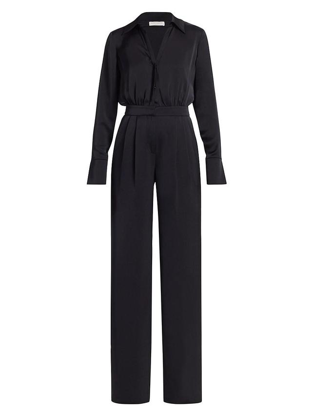 Womens Romina Matte Satin Jumpsuit Product Image