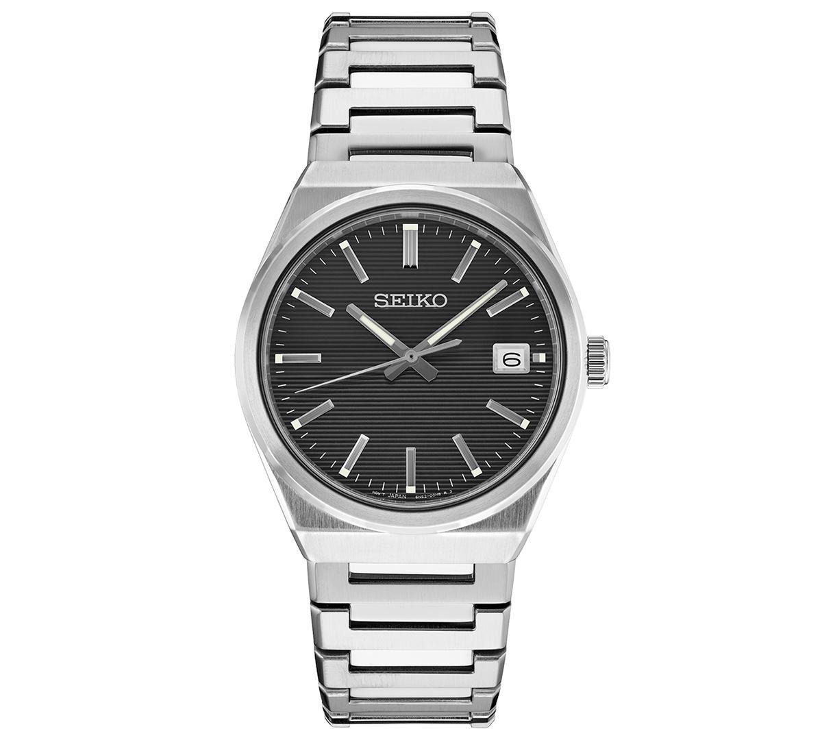 Seiko Mens Essentials Stainless Steel Bracelet Watch 39mm Product Image