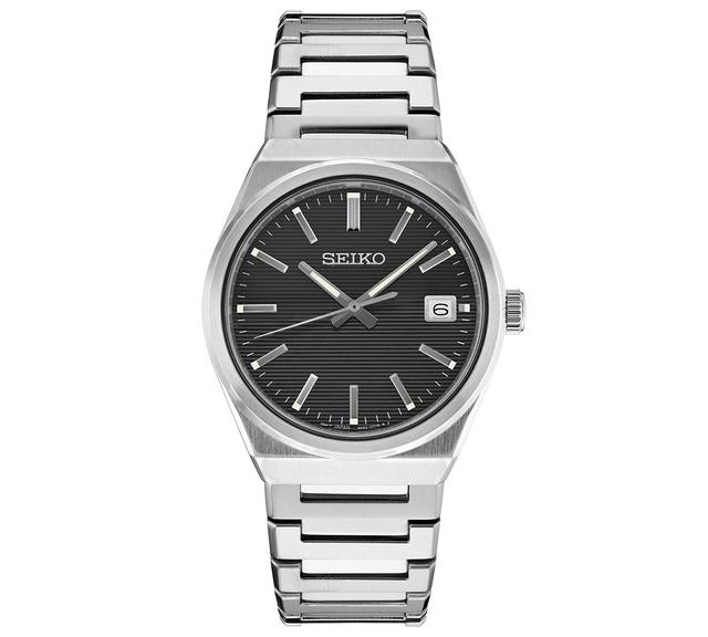 Seiko Mens Essentials Stainless Steel Bracelet Watch 39mm Product Image