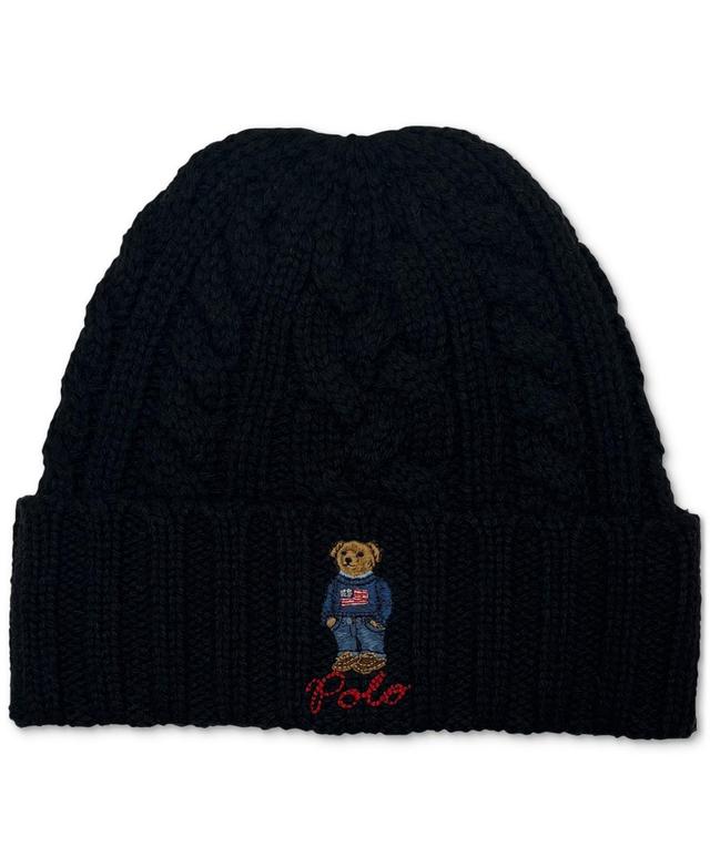 Polo Ralph Lauren Mens Cable-Knit Polo Bear Cuff Hat Product Image