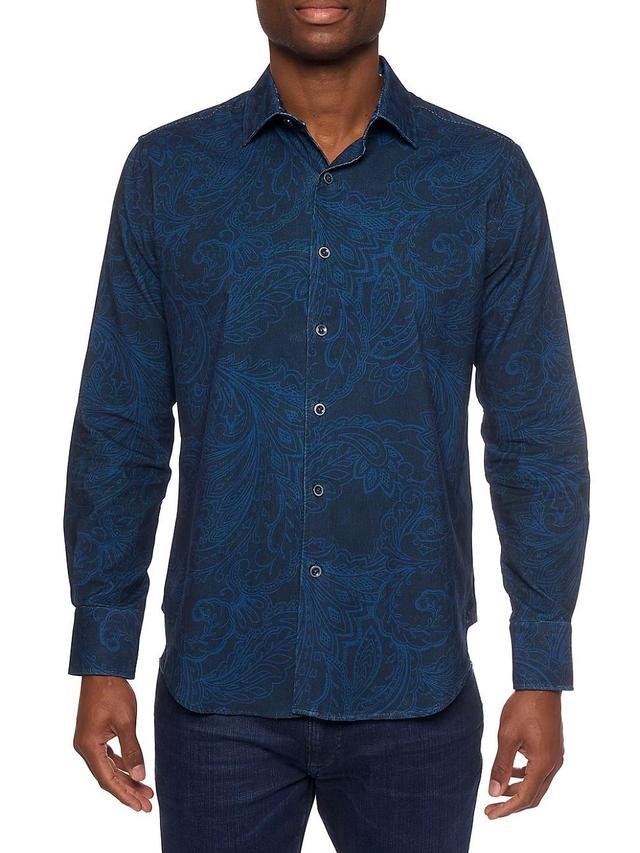 Mens Tarvos Paisley Woven Shirt Product Image