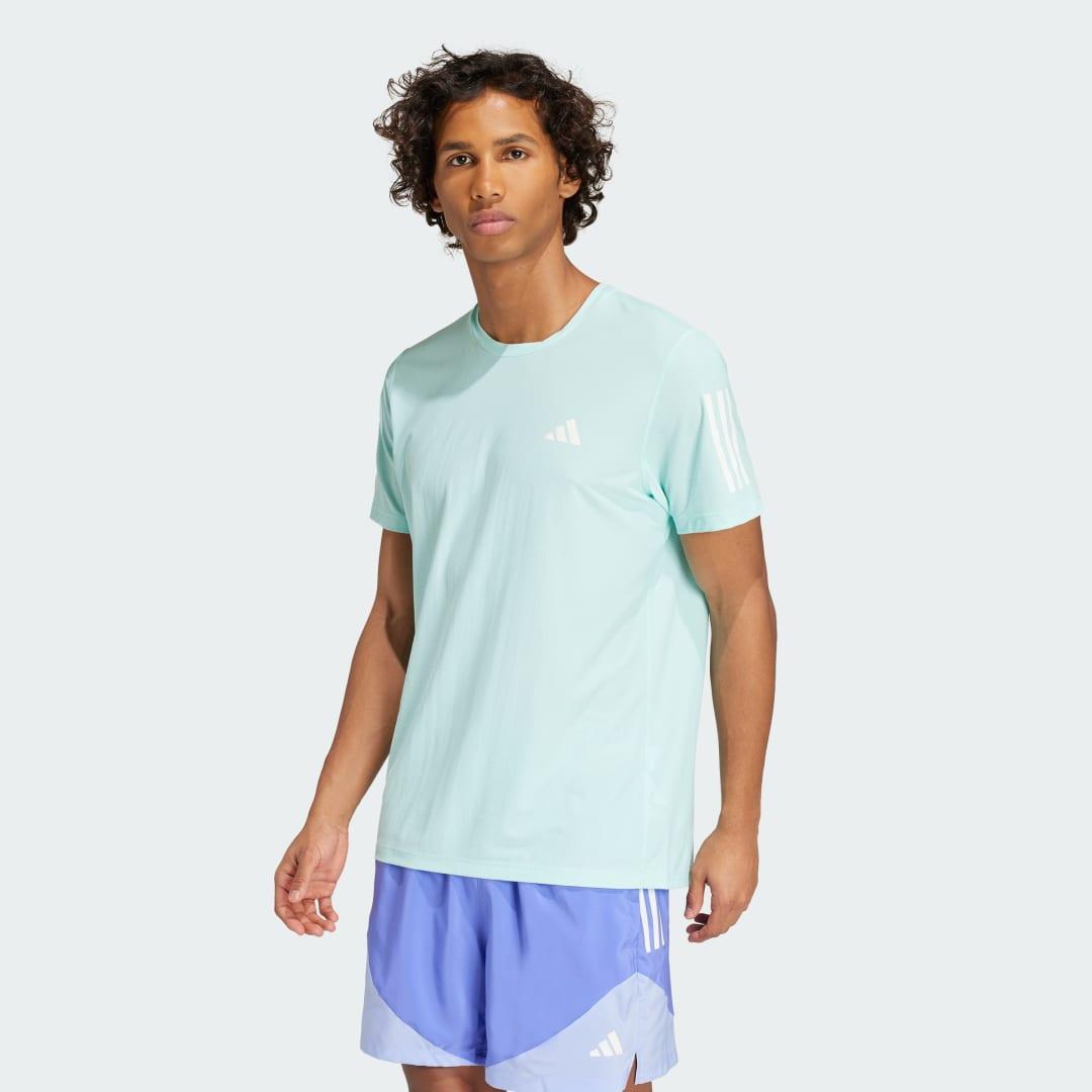 adidas Own the Run Tee White XL Mens Product Image