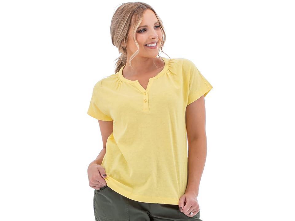 Aventura Clothing Reece Top (Custard) Women's Clothing Product Image