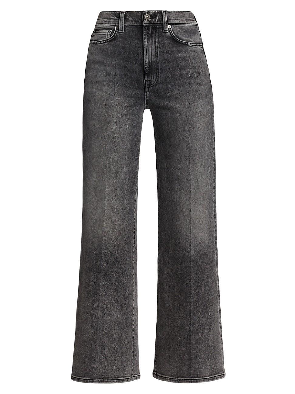 Womens Ultra High Rise Jo Wide-Leg Jeans product image