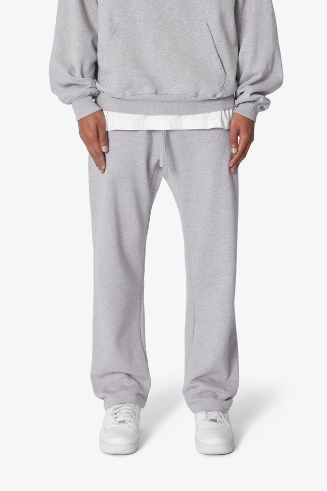 Heavy Relaxed Every Day Sweatpants - Marled Grey Product Image