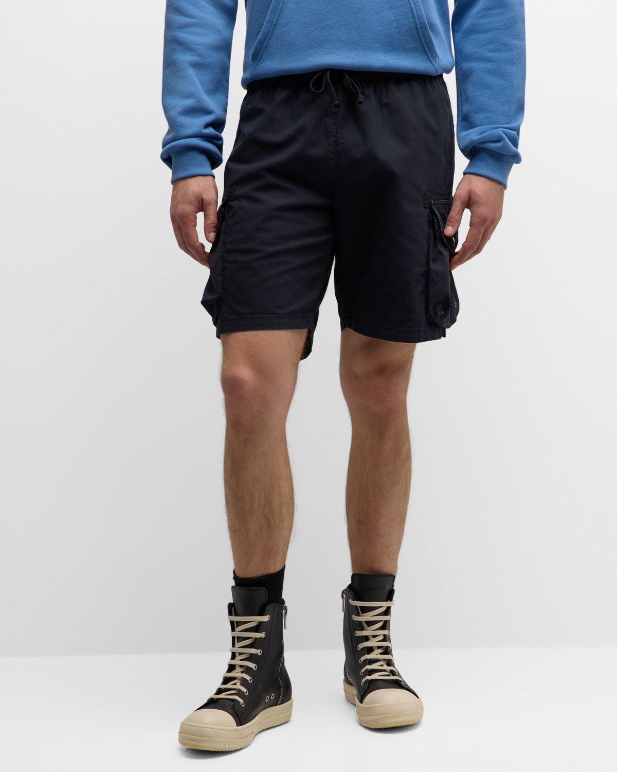 John Elliott Deck Cotton Poplin Cargo Shorts Product Image